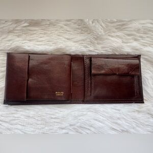 Men’s New Rolfs Brown Cowhide Bifold Wallet